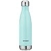 Amazon Brand - Solimo Stainless Steel Water Bottles Set of 6, 1L Each | Rust-Resistant, Shatter-Proof, Spill-Proof | Food Grade Steel | for Office, Ho